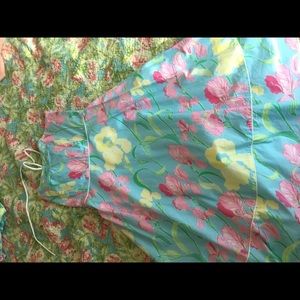 Lilly Pulitzer Green And Pink Dress